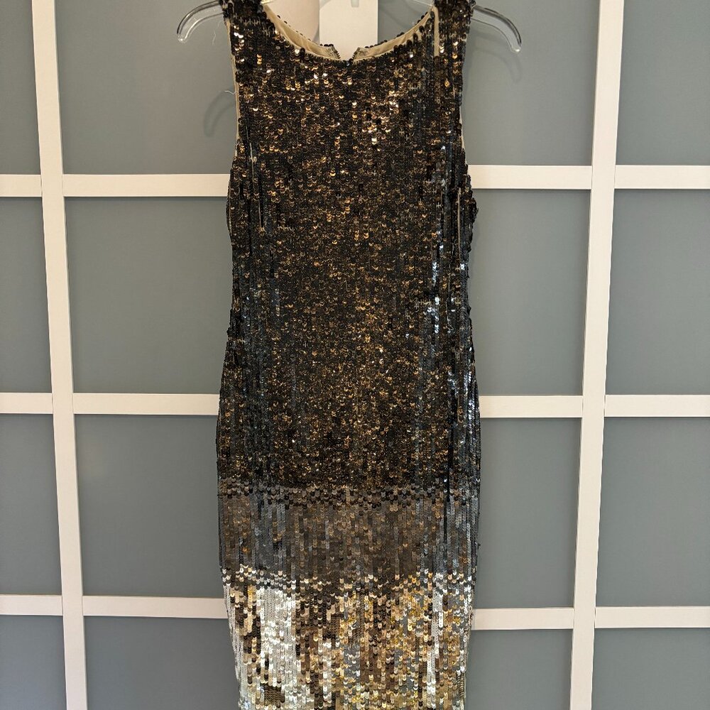 ALICE + OLIVIA sequin ombre dress